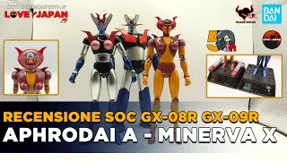 Aphrodai A GX-08R Minerva X GX-09R Bandai 50th ▶ Recensione