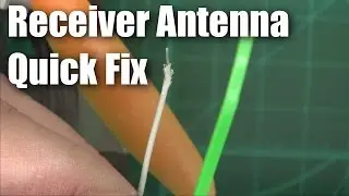 How to repair a broken receiver antenna