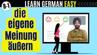 B1 German Language Course | German Lesson | German Grammar | die Meinungen