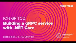 Building a gRPC service with .NET Core