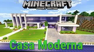 Mapa Casa Moderna no Minecraft PE//Zayko BR