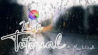 [ Krita ] Painting Tutorial ( Easy painting for beginners )| Real-time process |  Raindrops