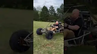 Double A-Arm Suspension Test Drive on the 999cc Silver Fox #suspension #buggybuild #offroad #vtwin