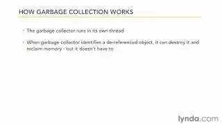 3-6. Memory management and garbage collection. java essential training