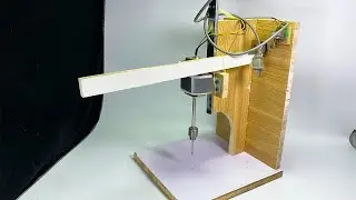 How to make a table top drill with soymilk machine motor|100% recyclable materials