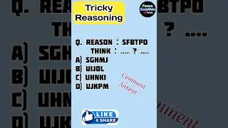 🤔 Reasoning | general competitive exams | SSC Railway NTPC short question @pawanstudywala 