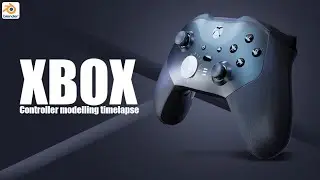 Xbox controller modeling timelapse in blender #xbox  #gaming #blender3d #productvisualization #game