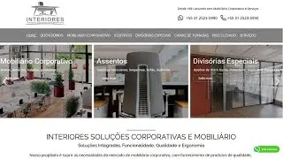 Site criado para Empresa de Mobiliário Corporativo