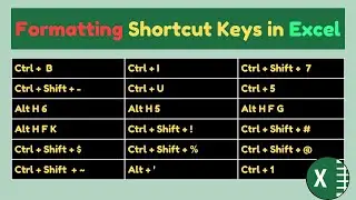 💥 Master Excel Formatting with These Essential Shortcut Keys!