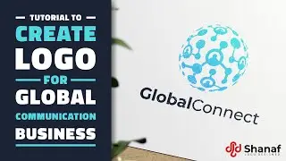 Create Professional Logos for Global Communication Business | CorelDRAW Logo Design Tutorial