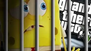 SPONGEBOB ESCAPES PRISON MOD (GTA 5 PC Mods Gameplay)