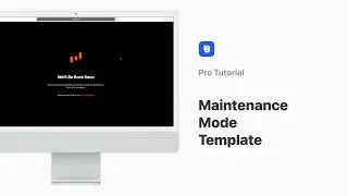 Maintenance Mode Template | Pro Tutorial | Blocksy