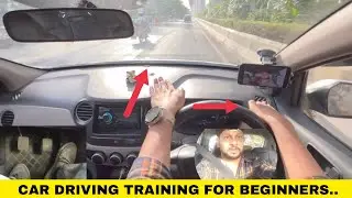 Full car driving training on road car driving for beginners...!!!
