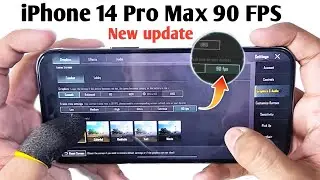 iPhone 14 Pro Max New Update 90 FPS PUBG Test