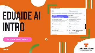 Eduaide AI Intro