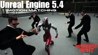 Unreal Engine 5.4 Motion Matching animations Project Fight Simulator (WIP) Testing