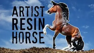 Painting and making a new tail for an Artist Resin Horse