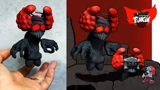 [FNF] Making Tricky the Clown Phase 4 Sculpture Timelapse [Madness Combat] - Friday Night Funkin'