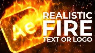 🔥 Realistic FIRE Simulation in Adobe After Effects and Stardust TUTORIAL - AEplus 019