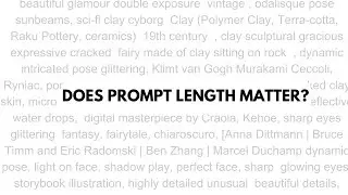 Does Prompt Length Even Matter?