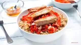 Ensalada de Quinoa y Pimientos Asados