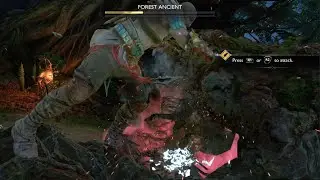 God of War Ragnarök_fight with forest ancient