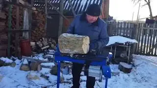 Дровоколл scheppach hl 650 Первый день работы #scheppach