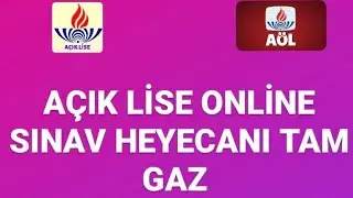 AÇIK LİSE ONLİNE SINAV TAMAM MI DEVAM MI ? TEMMUZ SINAVI YAKLAŞIYOR. KAYITLAR DEVAM EDİYOR