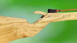 POWERFUL WOODEN SLINGSHOT DIY - Best For Hunting #handmade #craft #diy #amazing