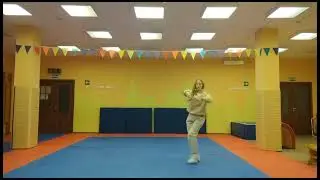 Фланкировка казачьей шашкой. Связка на одну шашку