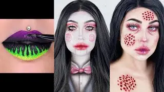 IDEIAS de maquiagem e BATONS ASSUSTADORA de HALLOWEEN 🎃/ scary Hallowen makeup ideas *makeup viral*