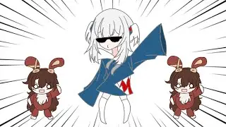 Baron Bunny Dancing But It’s Gawr Gura…!