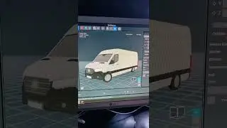 Sprinter animation Driving Right #VoxEdit #sandbox