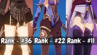 Scientifically Measuring THIGH Size (and Shape) in Genshin