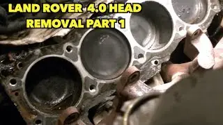 Land 4.0 Rover Heads Removal. Replacing Both Head Gaskets. -Part 1