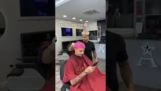 Haircut Pink #barber #fadecut #hairstyle #share #barbershop #cutssaloon #haircut #hairsalon