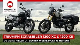 Triumph Scrambler 1200 XC & 1200 XE, de verschillen op een rij - MotorRAI TV
