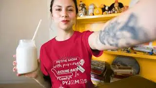 Petite Mom with Piercings and Tattoos with Messy Bun Tshirt from TalkeeTees