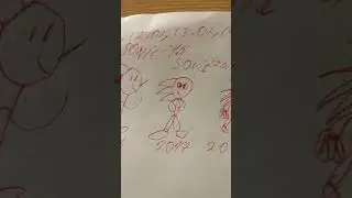 Sonic evolution (как я рисую и рисовал)
