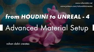 From Houdini to Unreal - Lesson 4 - advanced material setup