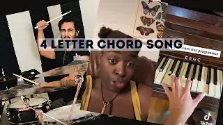 4 Letter Chord Song w. DRUMS - Duet on TikTok & Instagram by dingledangled0ngle and juneymusic
