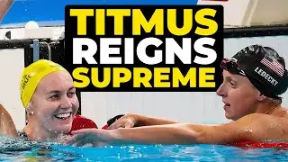 Ariarne Titmus DEFENDS TITLE, Defeats Katie Ledecky in 400 Freestyle