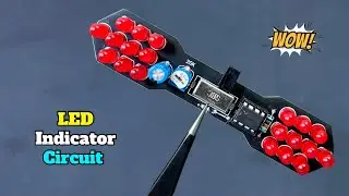 LED Indicator Circuit | Electronic Projects | 555 Timer Project