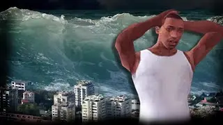 GTA SAN ANDREAS pero hay un TSUNAMI | GTA SAN ANDREAS MODS