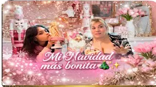 Decoracion de Mi Cocina para Navidad en rosa