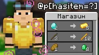 Minecraft Bedrock Edition hasitem selector parameter | Armor with effects | Item shop