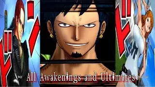 One Piece Burning Blood All Awakenings and Ultimates