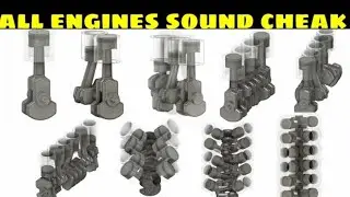 single cylinder to v12 engine sound check  #v2 to v16 sound check  #engineering