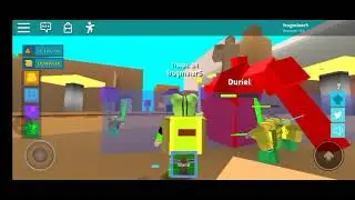 Helping my friends in Roblox army control simulator getting in more troops and weapons