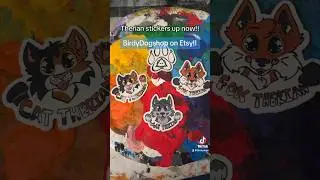 New therian stickers!! 